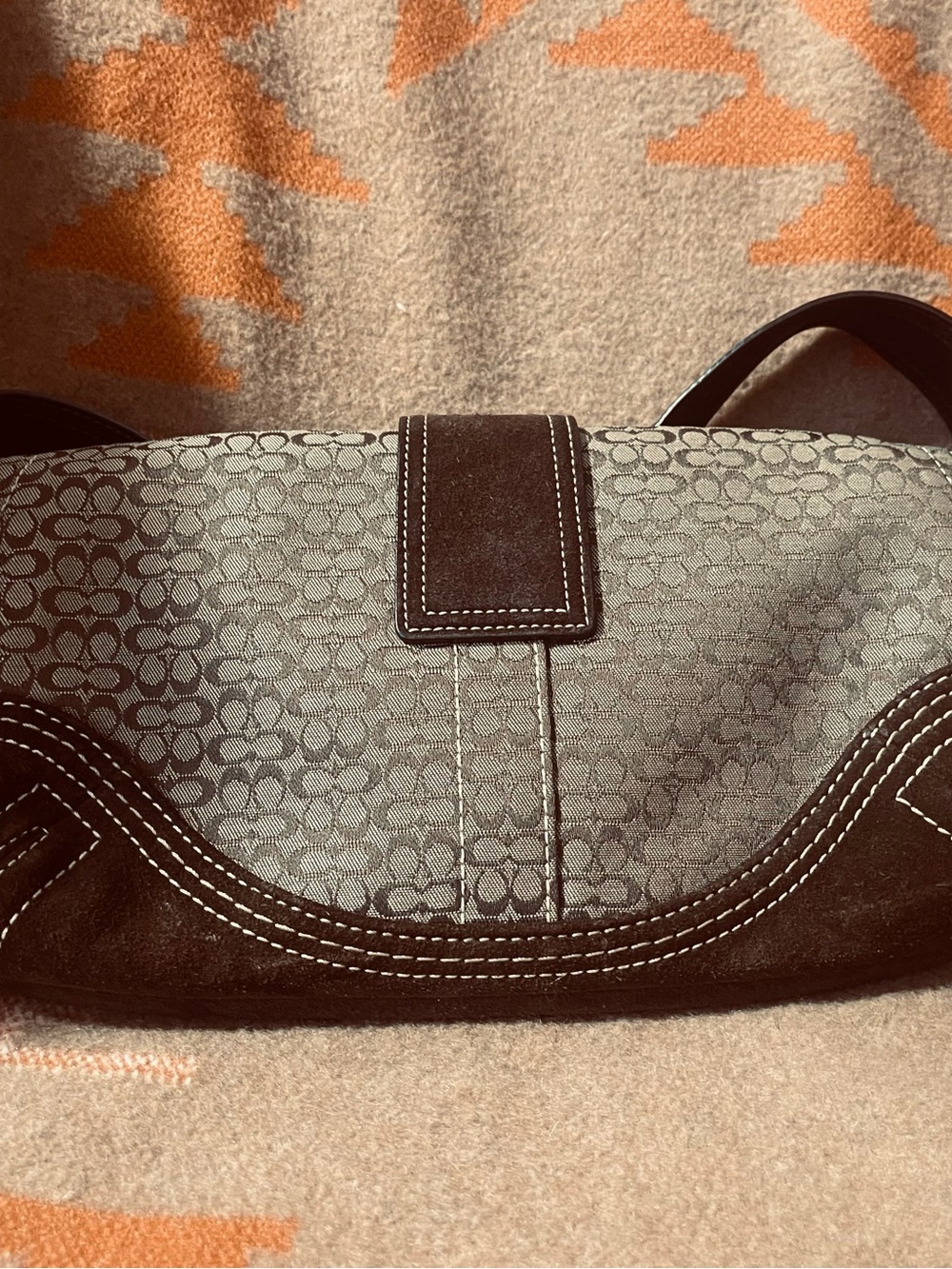 Vintage 2006 Coach Soho Signature Demi Flap Bag (Style 3628) - Flawless! - Picture 2 of 5